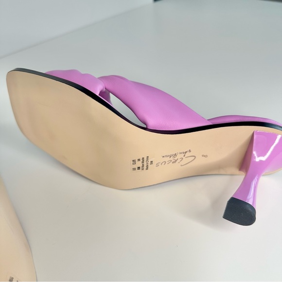 Circus Sam Edelman Sim Pink Square Toe Heel Sandal - Picture 8 of 15